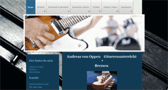 Desktop Screenshot of gitarrenunterricht-bremen.eu