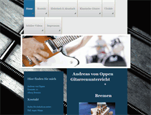 Tablet Screenshot of gitarrenunterricht-bremen.eu